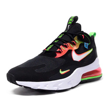 NIKE AIR MAX 270 REACT WW "WORLD WIDE PACK" WHITE/BLACK/GREEN STRIKE/FLASH CRIMSON/BLUE FURY CK6457-001画像
