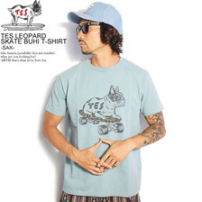 The Endless Summer TES LEOPARD SKATE BUHI T-SHIRT -SAX- FH-0574358画像