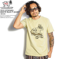 The Endless Summer TES LEOPARD SKATE BUHI T-SHIRT -BEIGE- FH-0574358画像