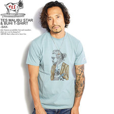 The Endless Summer TES MALIBU STAR & BUHI T-SHIRT -SAX- NV-0574364画像