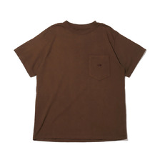 THE NORTH FACE PURPLE LABEL 7OZ H/S POCKET TEE BROWN NT3059N画像