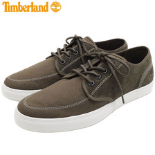 Timberland UNION WHARF Leather And Fabric Derby Sneaker Olive Canvas A2DMF画像