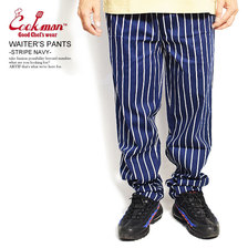 COOKMAN WAITER'S PANTS -STRIPE NAVY- 231-01860画像