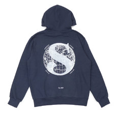 Suspicious Antwerp The Voyager Hoodie NAVYxWHITE画像