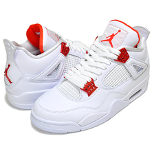 NIKE AIR JORDAN 4 RETRO white/team orange CT8527-118画像