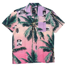 HUF MOLLY RESORT S/S SHIRT CORAL PINK画像