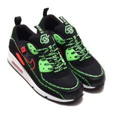 NIKE AIR MAX 90 WW BLACK/FLASH CRIMSON-GREEN STRIKE-WHITE CK6474-001画像