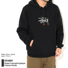 STUSSY Stussy Copyright Applique Pullover Hoodie 118377画像
