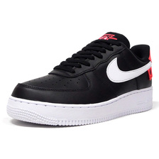 NIKE AIR FORCE 1 '07 WW "WORLD WIDE PACK" BLACK/WHITE/FLASH CRIMSON CK7648-001画像