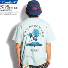 RADIALL MATTER - C.N. T-SHIRT S/S -MINT GREEN- RAD-20SS-SPT001画像