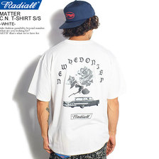RADIALL MATTER - C.N. T-SHIRT S/S -WHITE- RAD-20SS-SPT001画像