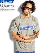 RADIALL FLAGS - C.N. T-SHIRT S/S -GRAY- RAD-20SS-SPT003画像