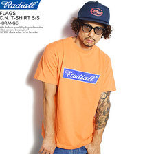 RADIALL FLAGS - C.N. T-SHIRT S/S -ORANGE- RAD-20SS-SPT003画像
