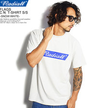 RADIALL FLAGS - C.N. T-SHIRT S/S -SNOW WHITE- RAD-20SS-SPT003画像