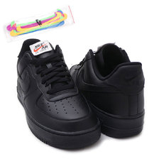 NIKE AIR FORCE 1 '07 QS SWOOSH PACK BLACK/BLACK-BLACK AH8462-002画像