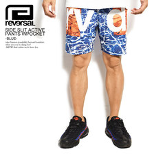 reversal SIDE SLIT ACTIVE PANTS W/POCKET -BLUE- RV20SS604画像