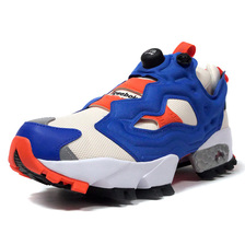 Reebok INSTAPUMP FURY TRAIL WHITE/HUMBLE BLUE/VIVID ORANGE FW6016画像
