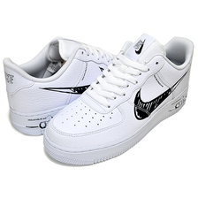 NIKE AIR FORCE 1 LV8 UTILITY SKETCH white/black-wht CW7581-101画像
