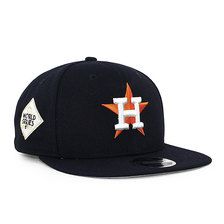 NEW ERA HOUSTON ASTROSS 9FIFTY ICON CHAMPS ORIGINAL FIT SNAPBACK CAP NAVY EA12387603画像