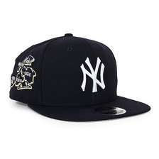 NEW ERA NEW YORK YANKEES 9FIFTY ICON CHAMPS ORIGINAL FIT SNAPBACK CAP NAVY EA11823021画像
