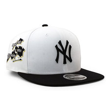 NEW ERA NEW YORK YANKEES 9FIFTY ICON CHAMPS ORIGINAL FIT SNAPBACK CAP WHITE-NAVY EA11887983画像