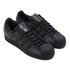 adidas SUPERSTAR ATMOS "R-SNK" CORE BLACK/CORE BLACK/GRAY SIX&times; atmos FY6014画像