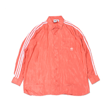 adidas SATIN BUTTON UP TRACE SCARLET FM2634画像