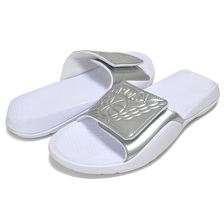 NIKE JORDAN HYDRO 7 white/metallic silver AA2517-101画像