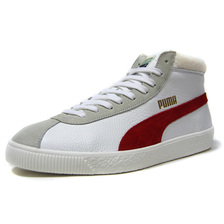 PUMA BASKET 68 MID WHT/RED 369890-06画像