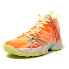 JORDAN BRAND JORDAN WHY NOT ZER0.3 SE GS "RUSSELL WESTBROOK" MELON TIN/ATOMIC ORANGE/HYPER CRIMSON/COCONUT MILK/AURORA GREEN/BARELY VOLT CN8107-800画像