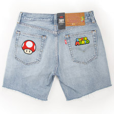 Levi's &times; SUPER MARIO COLLECTION PREMIUM 501 '93 SHORTS SM GANG 85221-0007画像