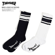 THRASHER MAG LOGO HI SOCKS TH8881画像