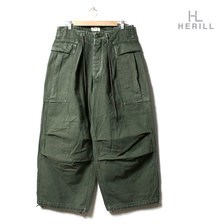 HERILL DUCK CARGO PANTS KHAKI画像