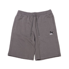 PUMA CLASSICS EMBROIDARY SWEAT SHORTS CASTLEROCK 596697-37画像
