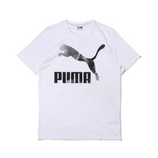 PUMA CLOUD PACK WS GRAPHIC TEE PUMA WHITE 597026-02画像