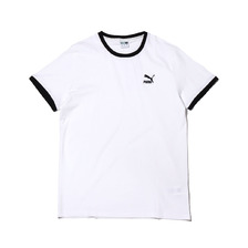 PUMA CLASSICS LINGER TEE PUMA WHITE 596703-02画像