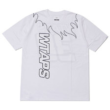WTAPS 20SS FLAMES TEE WHITE 201PCDT-ST10S画像