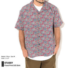 STUSSY Floral Print S/S Shirt 1110109画像