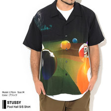 STUSSY Pool Hall S/S Shirt 1110119画像