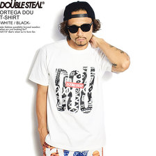 DOUBLE STEAL ORTEGA DOU T-SHIRT -WHITE/BLACK- 982-14205画像