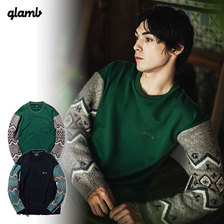 glamb Knit sleeve sweat GB0320-CS11画像