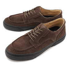 SLACK FOOTWEAR KLAVE U-TIP BROWN NUBUCK /BLACK SL1652-663画像