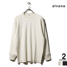 alvana TANGUIS WAFFLE VINTAGE L/S TEE ACS-0091画像