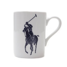 POLO RALPH LAUREN PLAYER MUG CUP WHITE画像