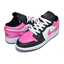 NIKE AIR JORDAN 1 LOW(GS) white/pinksicle-black 554723-106画像