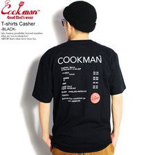 COOKMAN T-shirts Casher -BLACK- 231-81004画像
