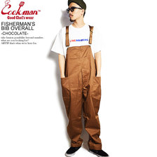COOKMAN FISHERMAN'S BIB OVERALL -CHOCOLATE- 231-01869画像