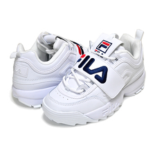 FILA DISRUPTOR II APPLIQUE White/Blue/Red 5FM00075-125画像