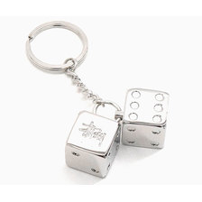 STUSSY Metal Dice Keychain 138708画像
