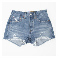 Levi's PREMIUM WOMEN'S 501 ORIGINAL SHORTS ATHENS MID 56327-0081画像